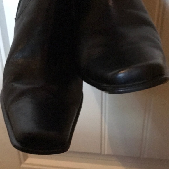 Maripé Mid Calf Thames Heels Square Toe Zip Wom7.5 - Picture 8 of 8